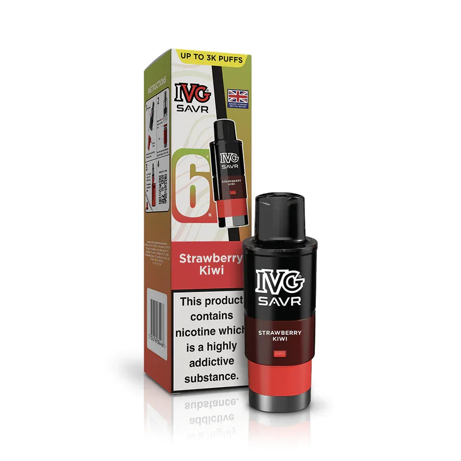 IVG Savr Refill Pods Strawberry Kiwi Flavour
