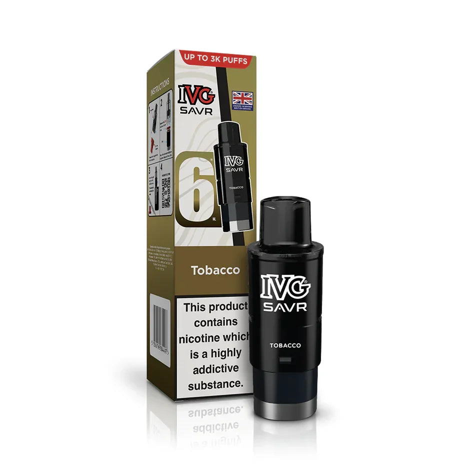 IVG Savr Refill Pods Tobacco Flavour