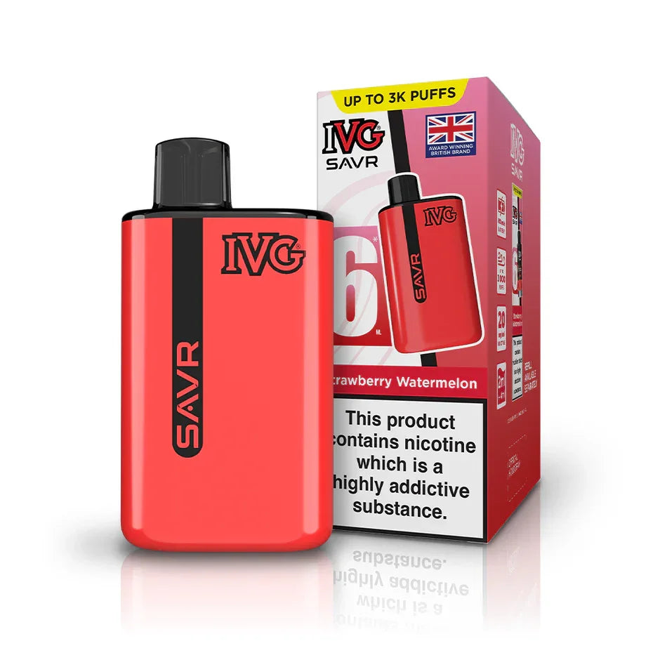 IVG SAVR Vape Kit Strawberry Watermelon Flavour