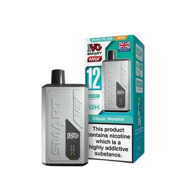 IVG Smart Max Vape Kit Classic Menthol Flavour 10mg