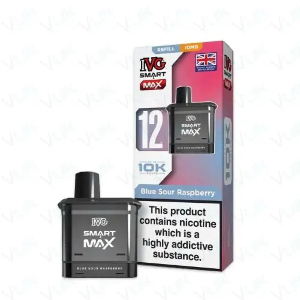 IVG Smart Max Refill Pods Blue Sour Raspberry Flavour 10mg