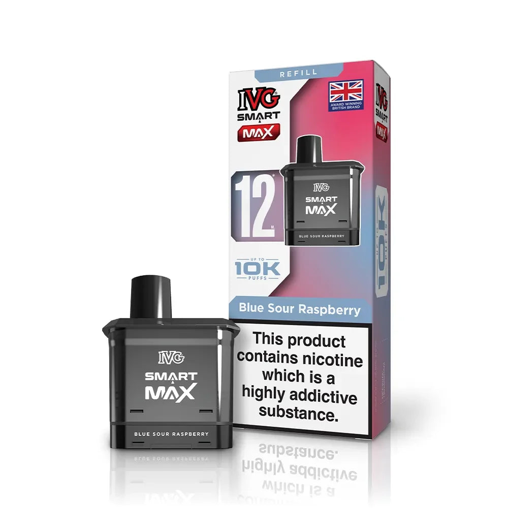 IVG Smart Max Refill Pods Blue Sour Raspberry Flavour
