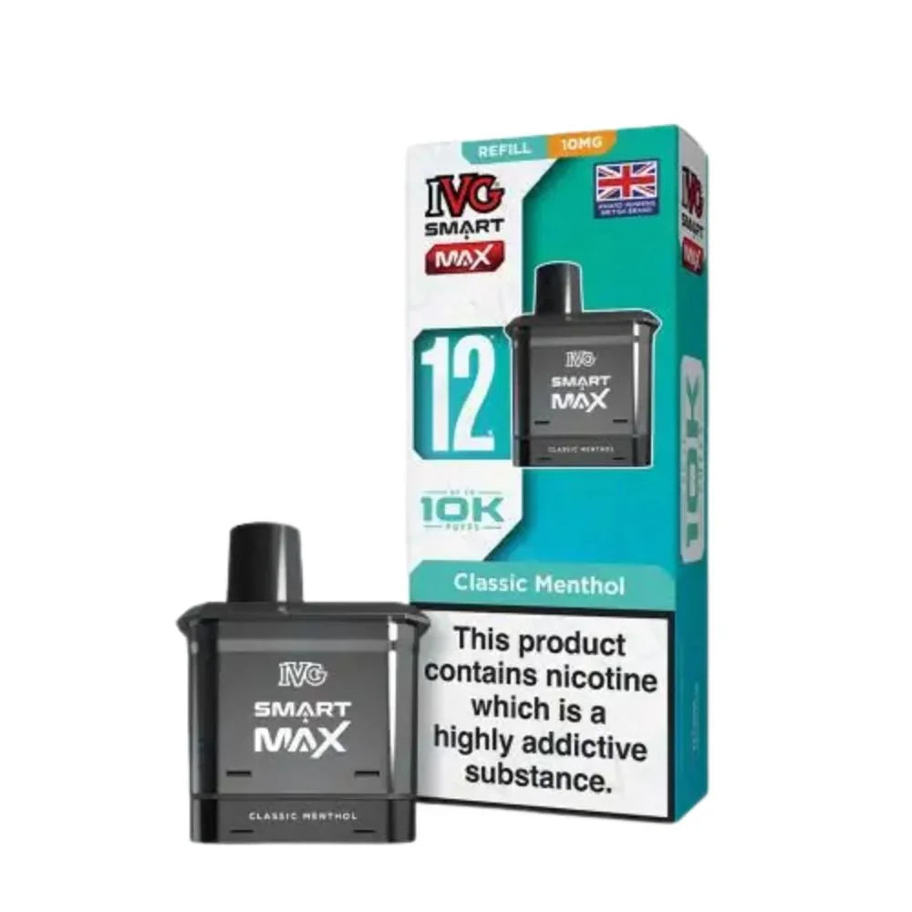 IVG Smart Max Refill Pods Classic Manthol Flavour 10mg