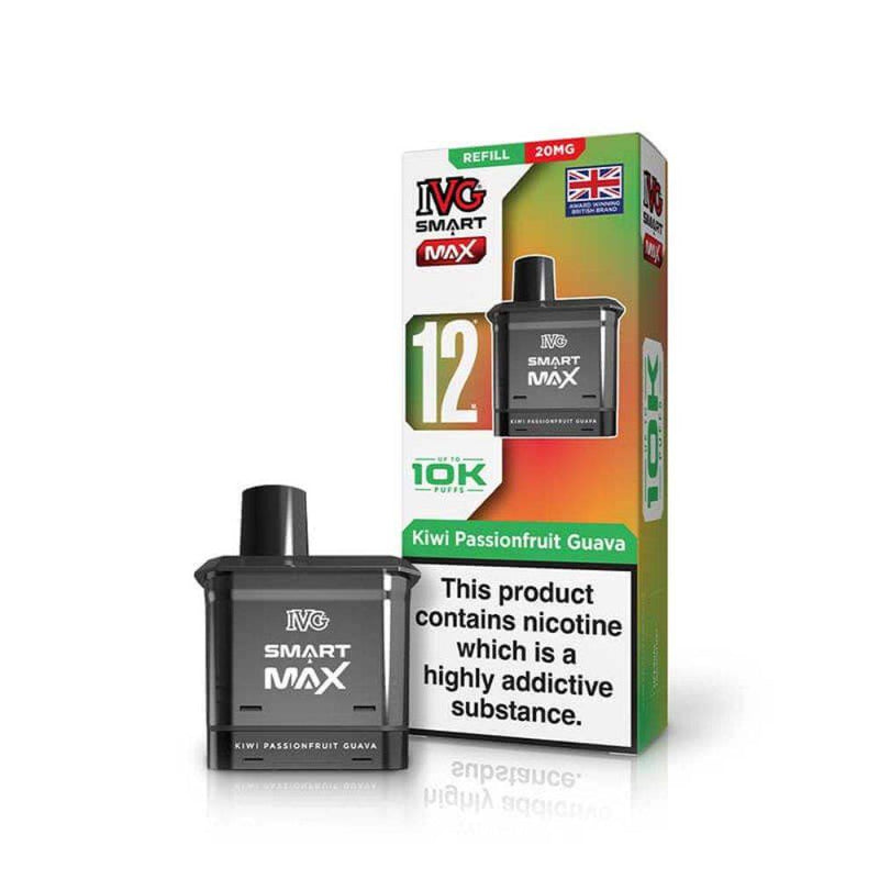 IVG Smart Max Refill Pods Kiwi Passionfruit Guava Flavour 20mg