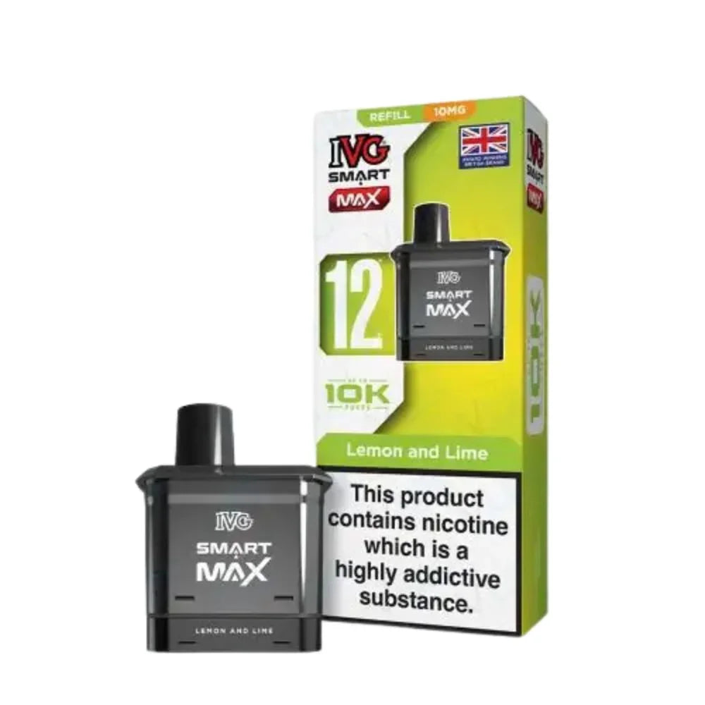 IVG Smart Max Refill Pods Lemon And Lime Flavour 10mg