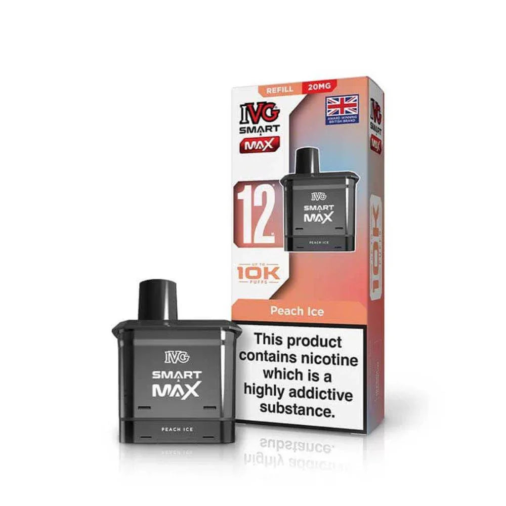 IVG Smart Max Refill Pods Peach Ice Flavour 20mg