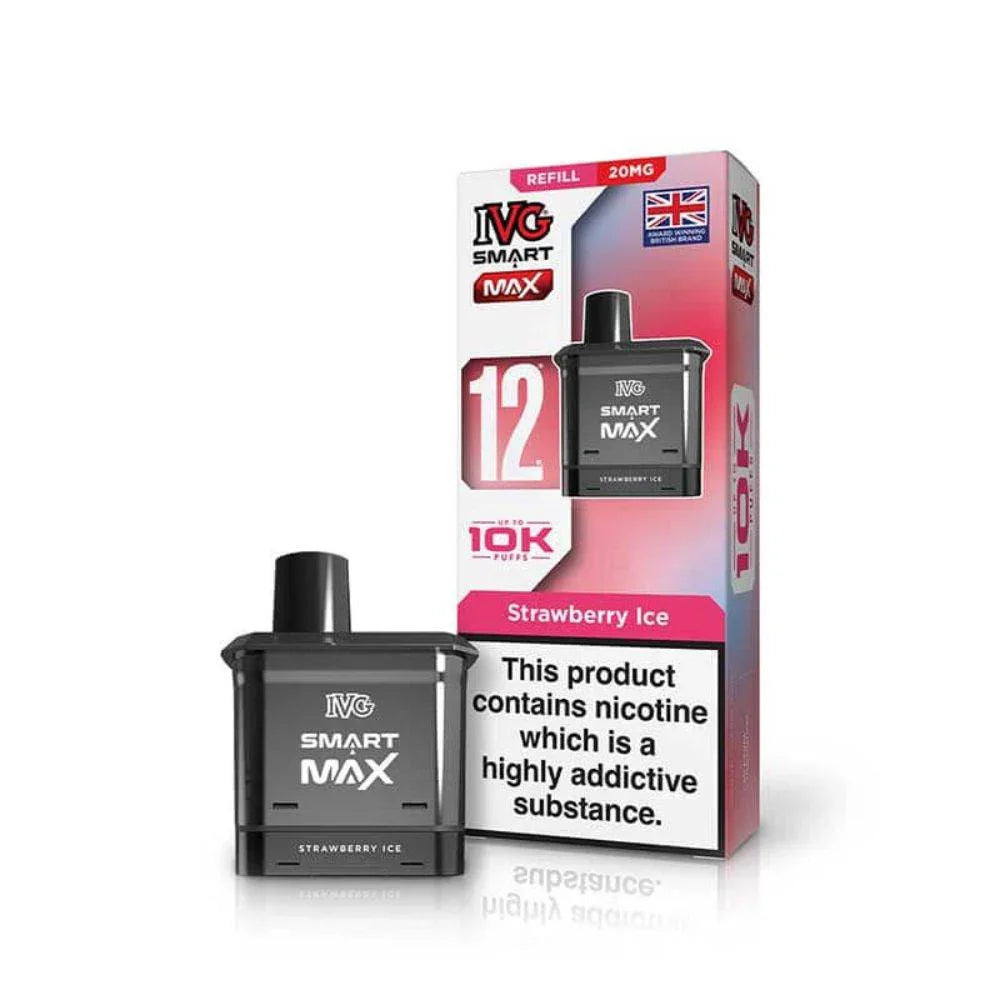 IVG Smart Max Refill Pods Strawberry Ice Flavour 20mg