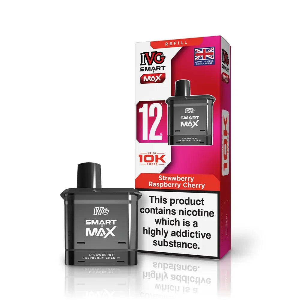 IVG Smart Max Refill Pods Strawberry Raspberry Cherry Flavour