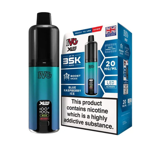 IVG XL 35K Vape Kit Blueberry Raspberry Ice Flavour