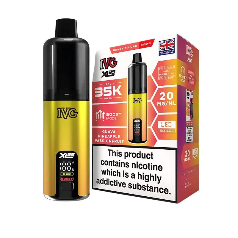IVG XL 35K Vape Kit Guava Pineapple Passionfruit Flavour