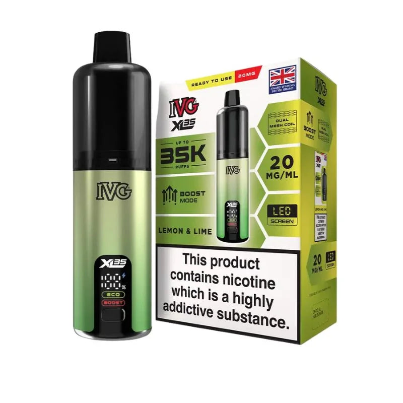 IVG XL 35K Vape Kit Lemon Lime Flavour