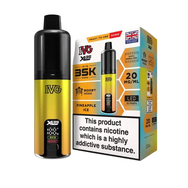 IVG XL 35K Vape Kit Pineapple Ice Flavour