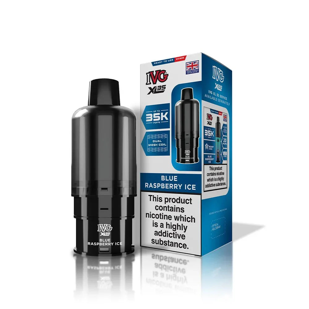 IVG XL 35K Prefilled Pod Blueberry Raspberry Ice Flavour