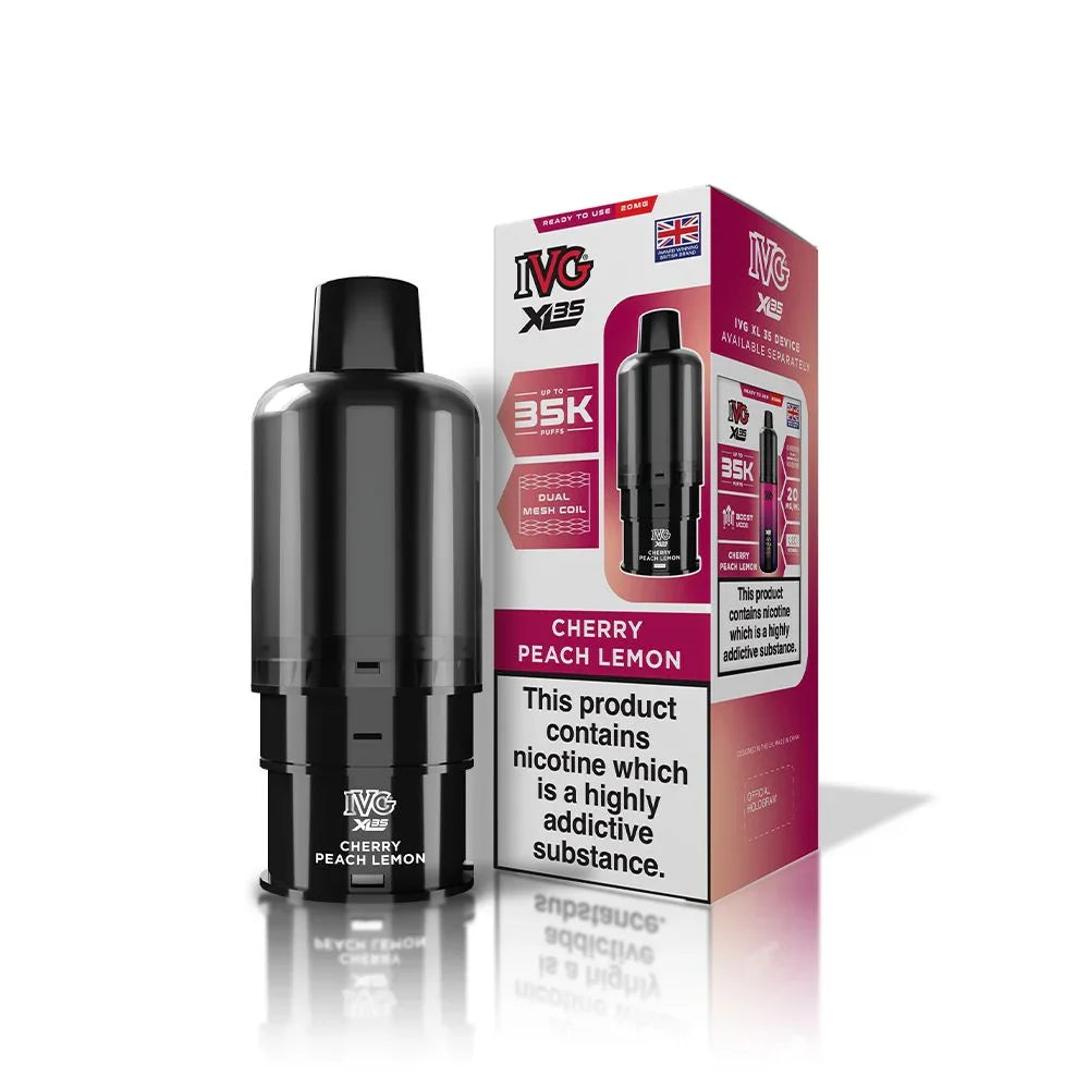 IVG XL 35K Prefilled Pod Cherry Peach Lemon Flavour