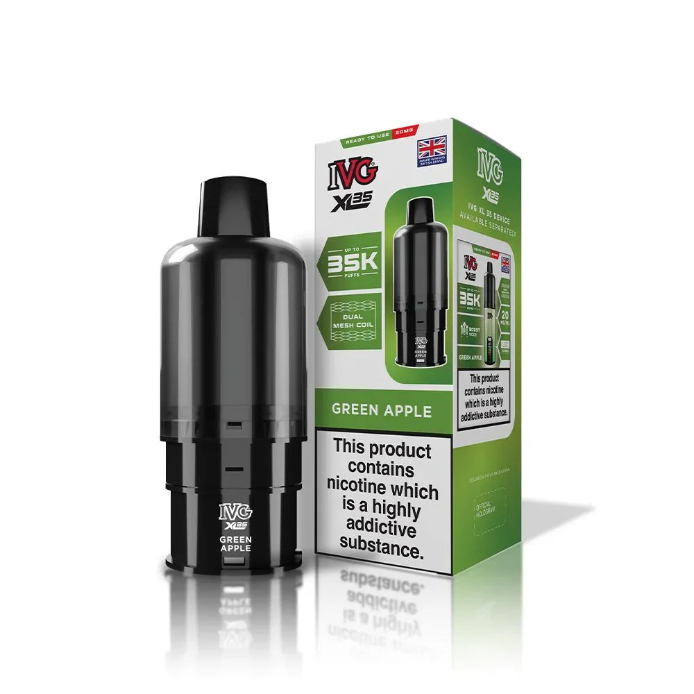 IVG XL 35K Prefilled Pod Green Apple Flavour