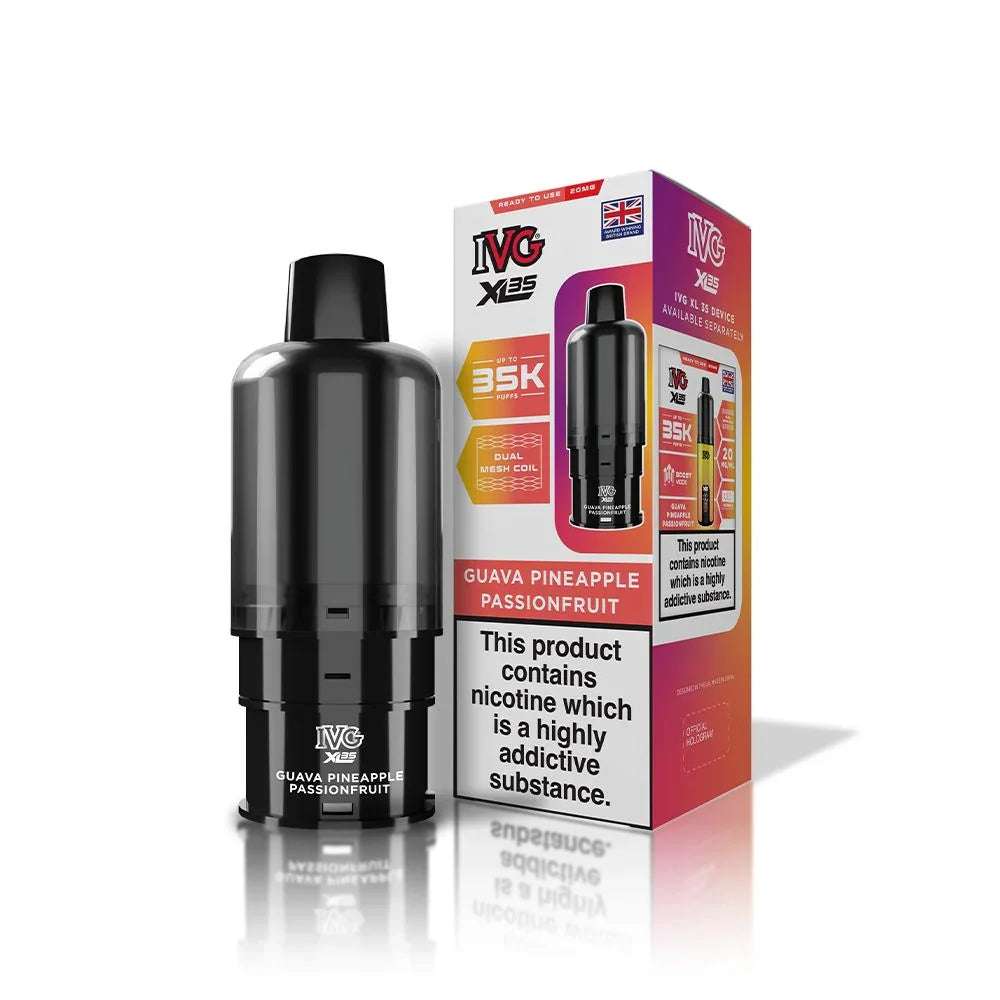IVG XL 35K Prefilled Pod Guava Pineapple Passionfruit Flavour