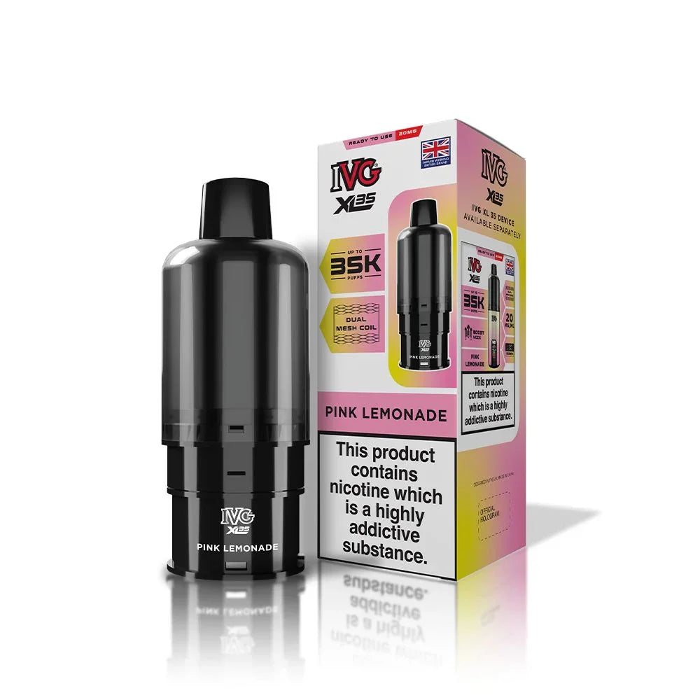 IVG XL 35K Prefilled Pod Pink Lemonade Flavour