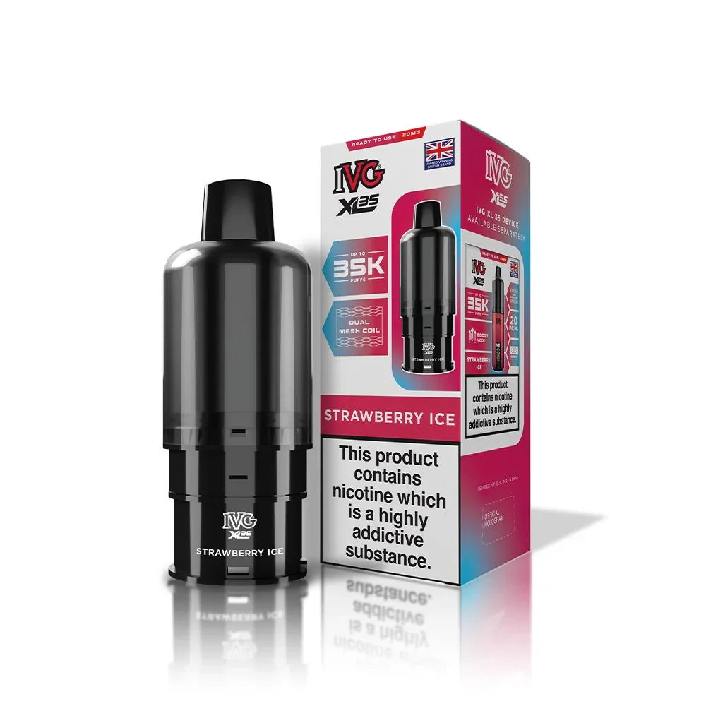 IVG XL 35K Prefilled Pod Strawberry Ice Flavour