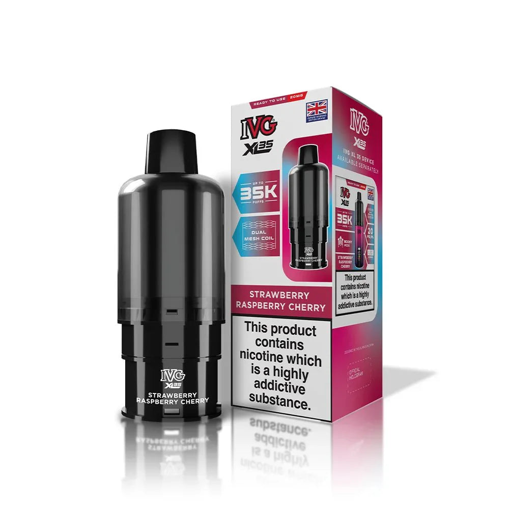 IVG XL 35K Prefilled Pod Strawberry Raspberry Cherry Flavour