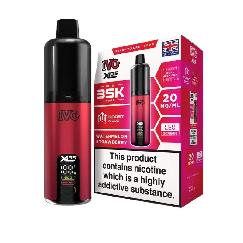 IVG XL 35K Vape Kit Watermelon Strawberry Flavour