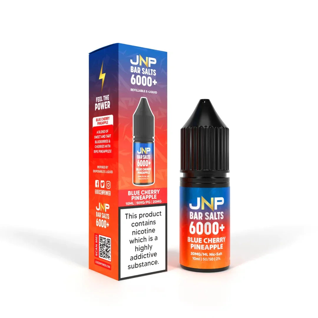 Jnp Crystal Nicotine Salt E-liquid Blue Cherry Pineapple Flavour
