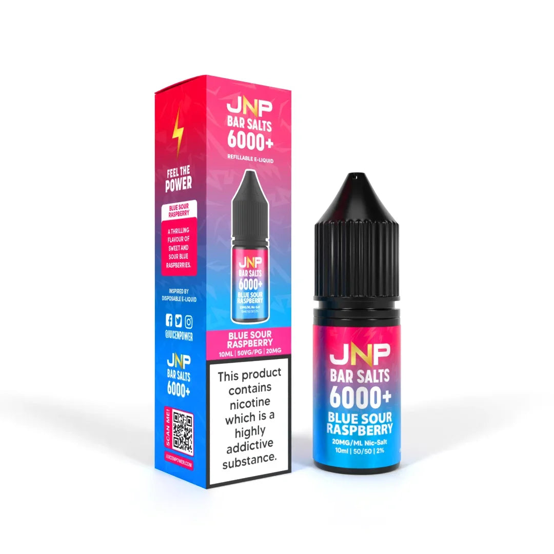 Jnp Crystal Nicotine Salt E-liquid Blue Sour Raspberry Flavour