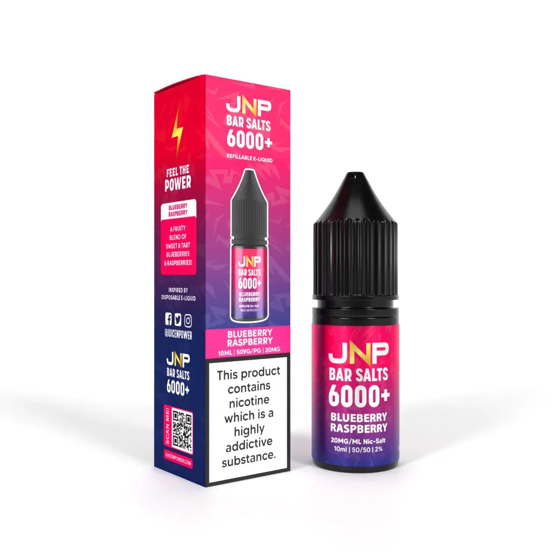 Jnp Crystal Nicotine Salt E-liquid Blueberry Raspberry Flavour