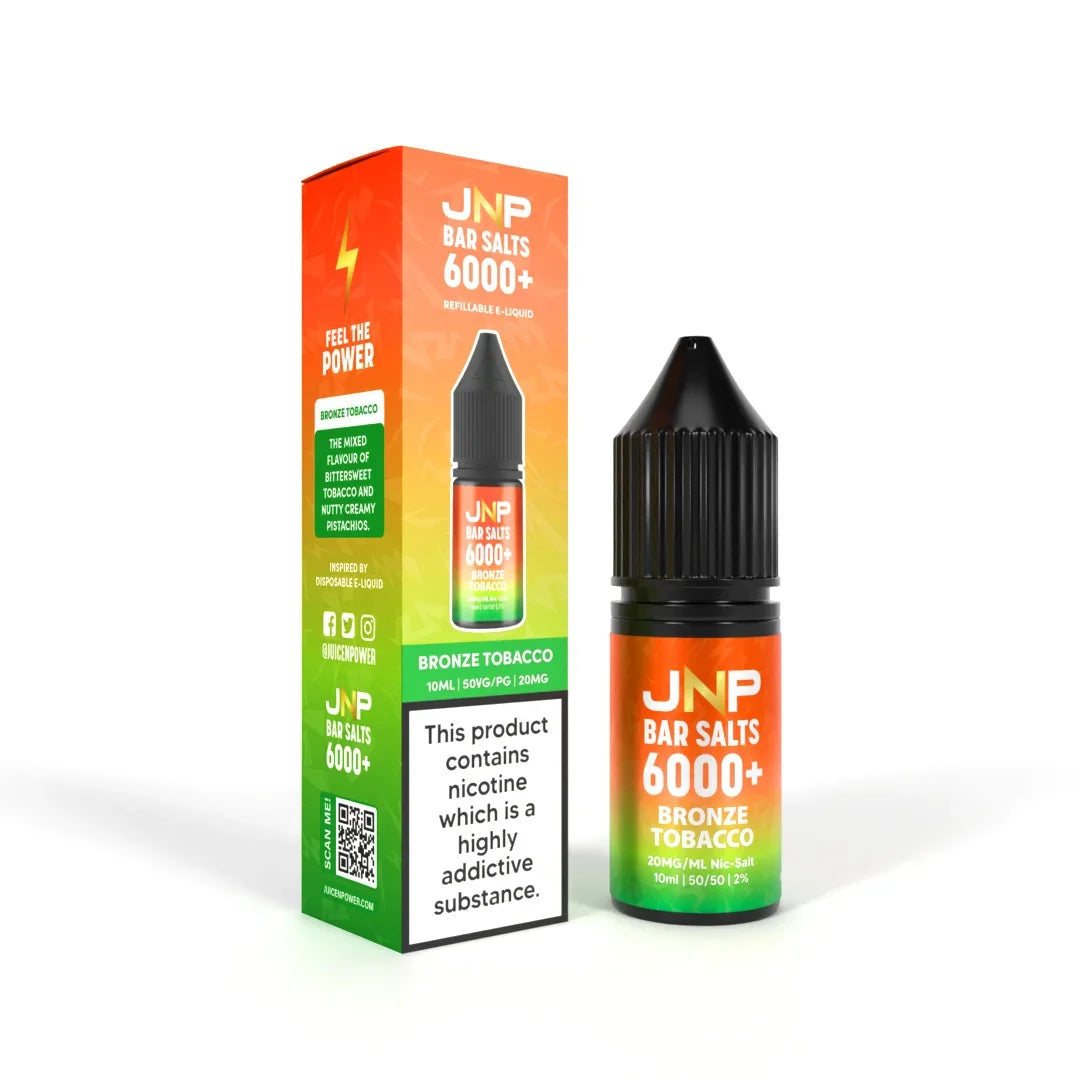 Jnp Crystal Nicotine Salt E-liquid  Bronze Tobacco Flavour