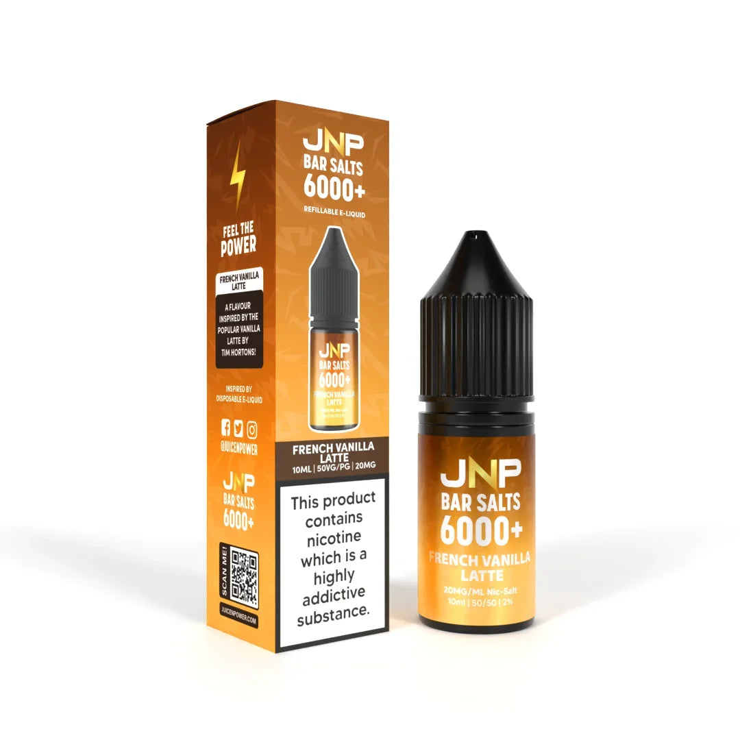 Jnp Crystal Nicotine Salt E-liquid French Vanilla Latte Flavour