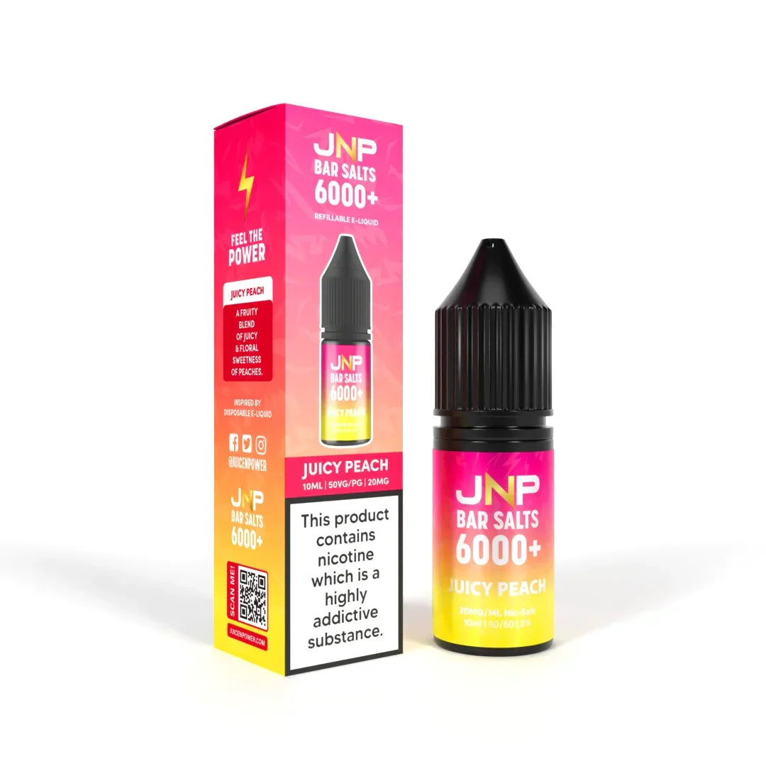 Jnp Crystal Nicotine Salt E-liquid Juicy Peach Flavour