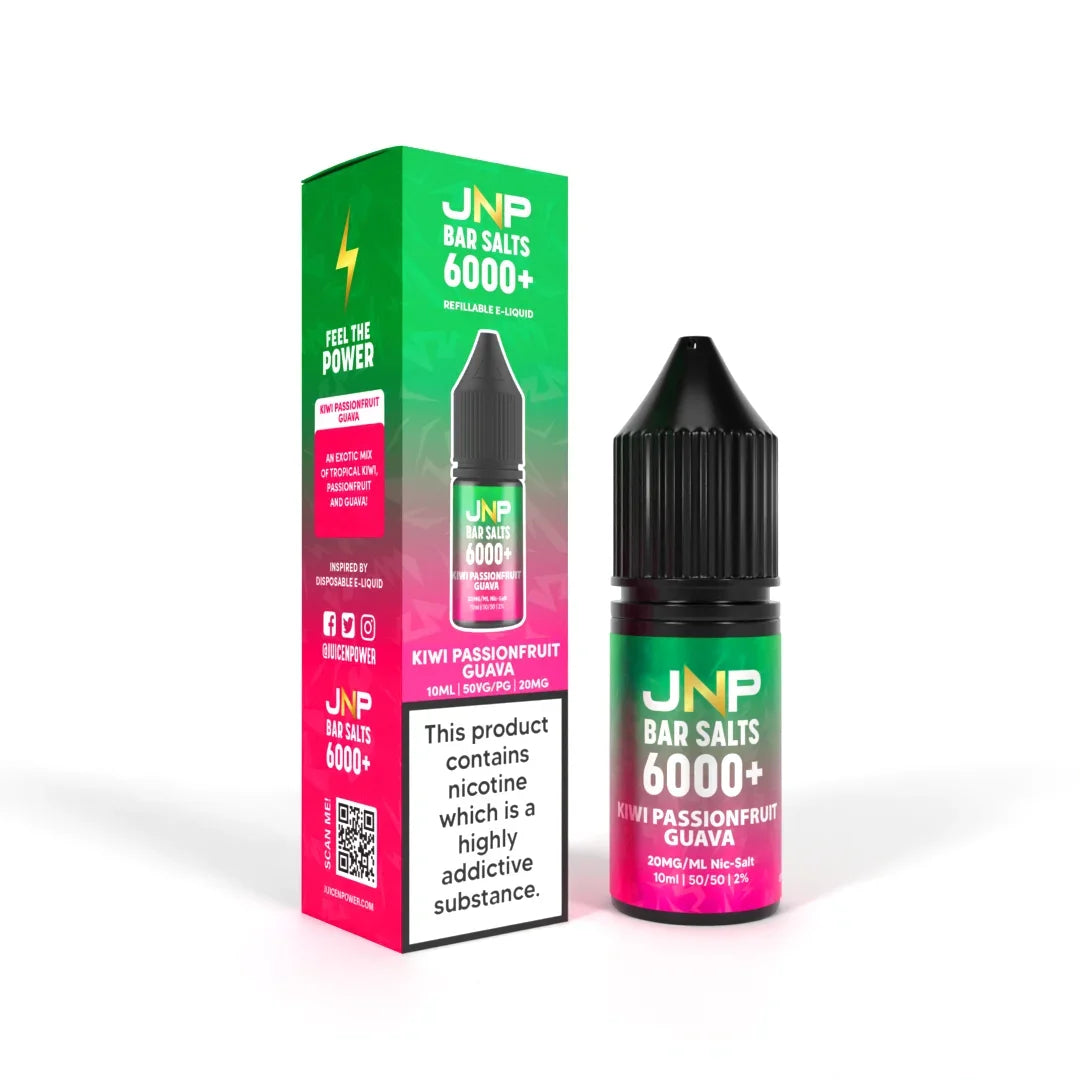 Jnp Crystal Nicotine Salt E-liquid Kiwi Passionfruit Guava Flavour