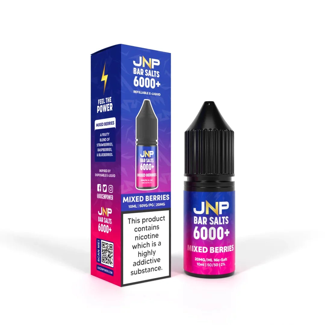 Jnp Crystal Nicotine Salt E-liquid Mixed Berries Flavour