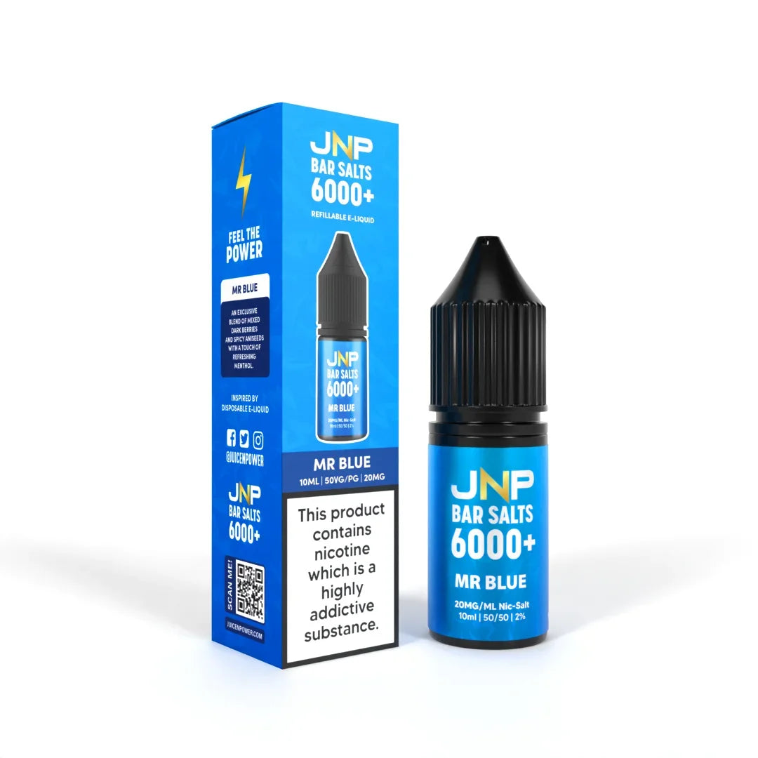 Jnp Crystal Nicotine Salt E-liquid Mr Blue Flavour