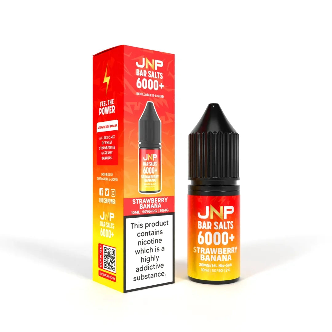 Jnp Crystal Nicotine Salt E-liquid Strawberry Banana Flavour