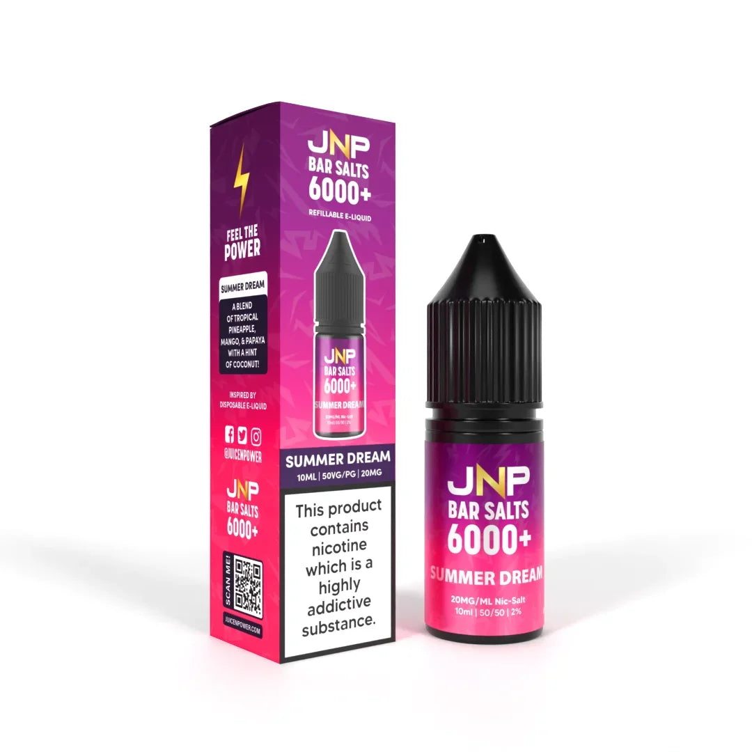 Jnp Crystal Nicotine Salt E-liquid Summer Dream Flavour