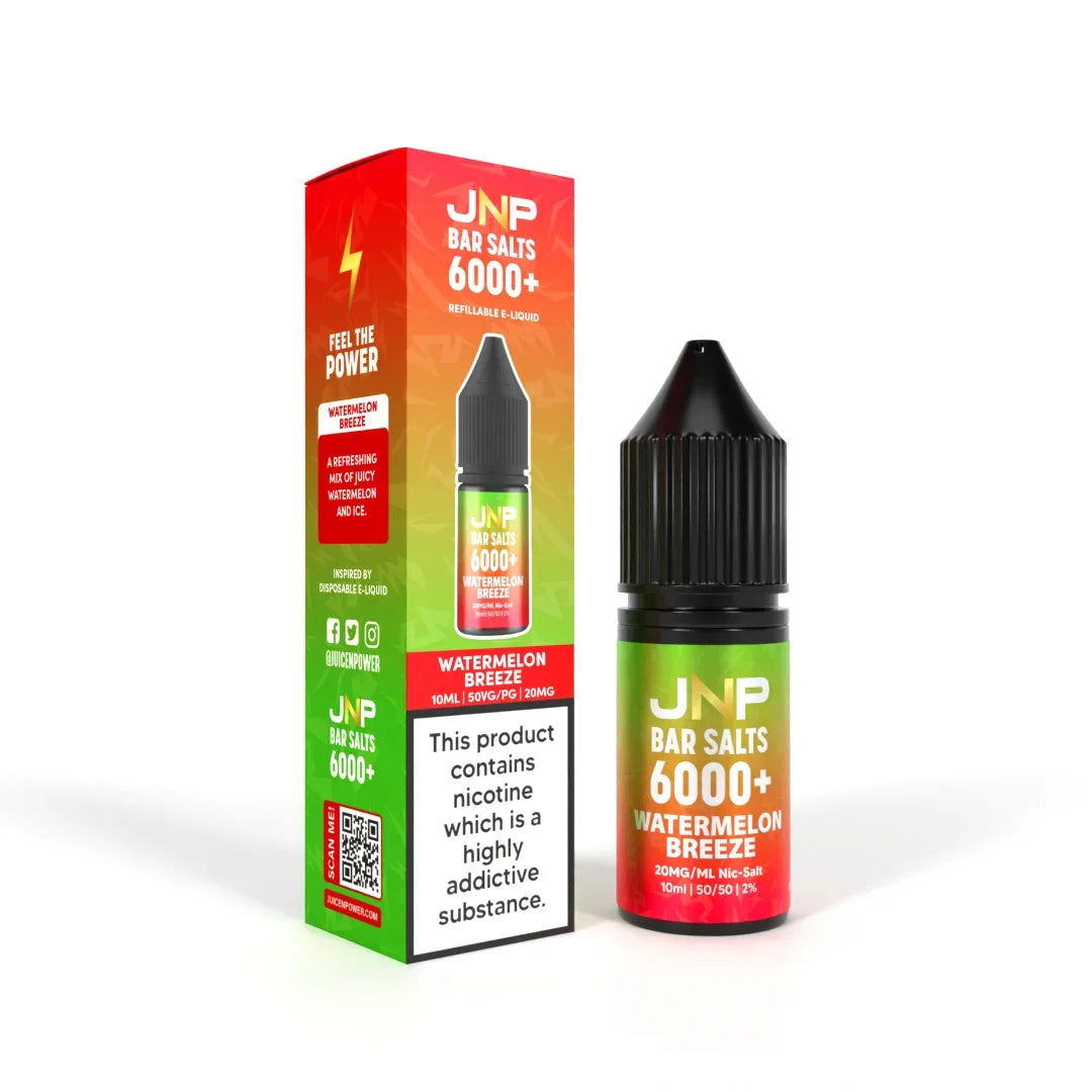 Jnp Crystal Nicotine Salt E-liquid Watermelon Ice Flavour