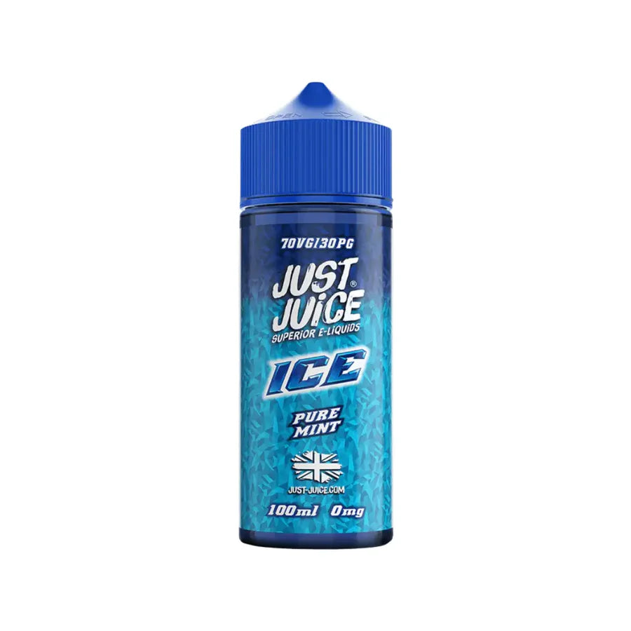 Just Juice Ice 70/30 VG/PG 100ML Shortfill Vape Liquid Pure Mint Flavour