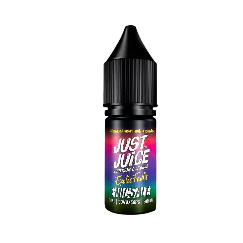 Just Juice Nic Salt E-liquids Exotic Fruit Chermoya Grapefruit Berries