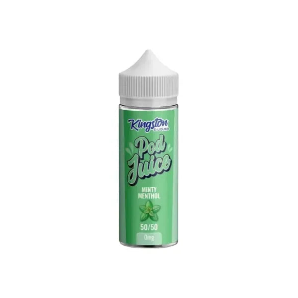 Kingston 50/50 Shortfill Vape Liquid Minty Menthol Flavour