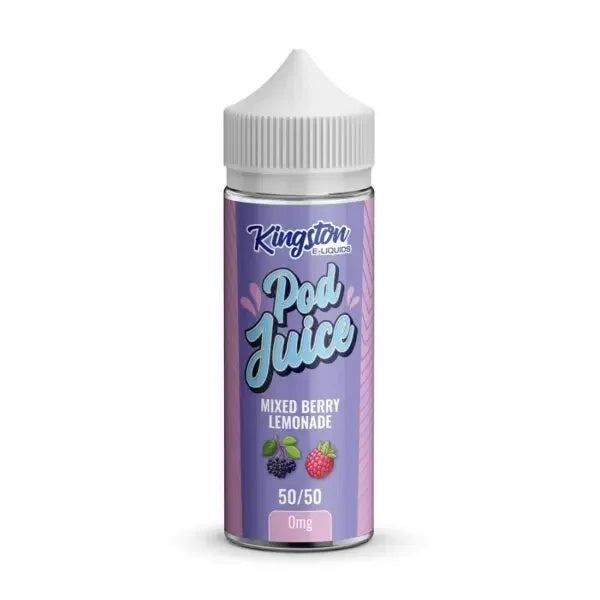 Kingston 50/50 Shortfill Vape Liquid Mixed Berry Lemonade Flavour