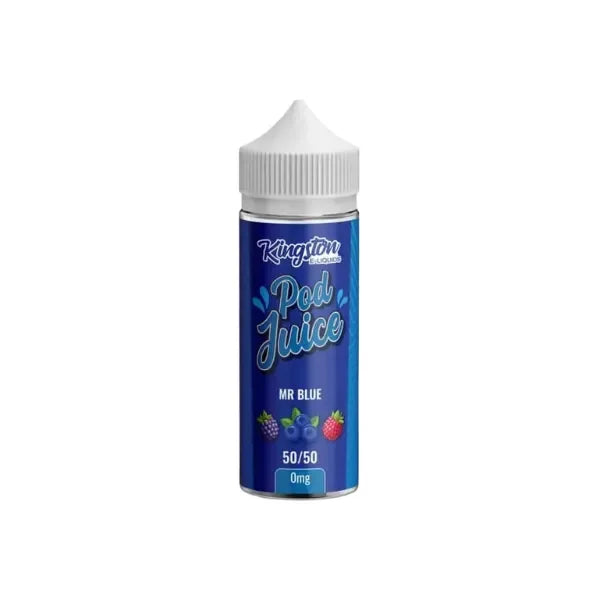 Kingston 50/50 Shortfill Vape Liquid Mr Blue Flavour
