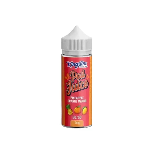 Kingston 50/50 Shortfill Vape Liquid Pineapple Orange Mango Flavour