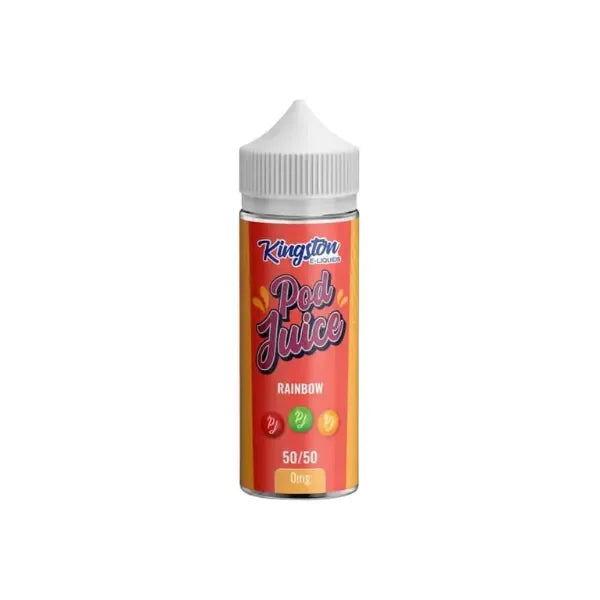 Kingston 50/50 Shortfill Vape Liquid Rainbow Flavour