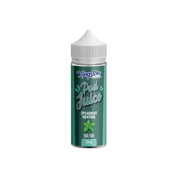 Kingston 50/50 Shortfill Vape Liquid Spearmint Menthol Flavour