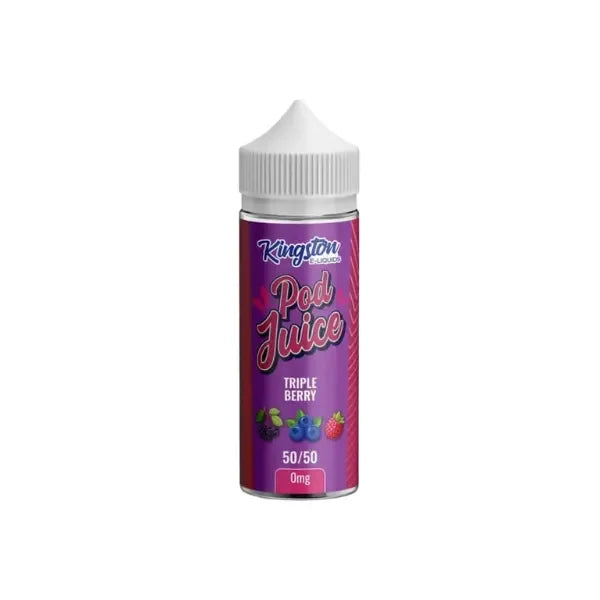 Kingston 50/50 Shortfill Vape Liquid Triple Berry Flavour