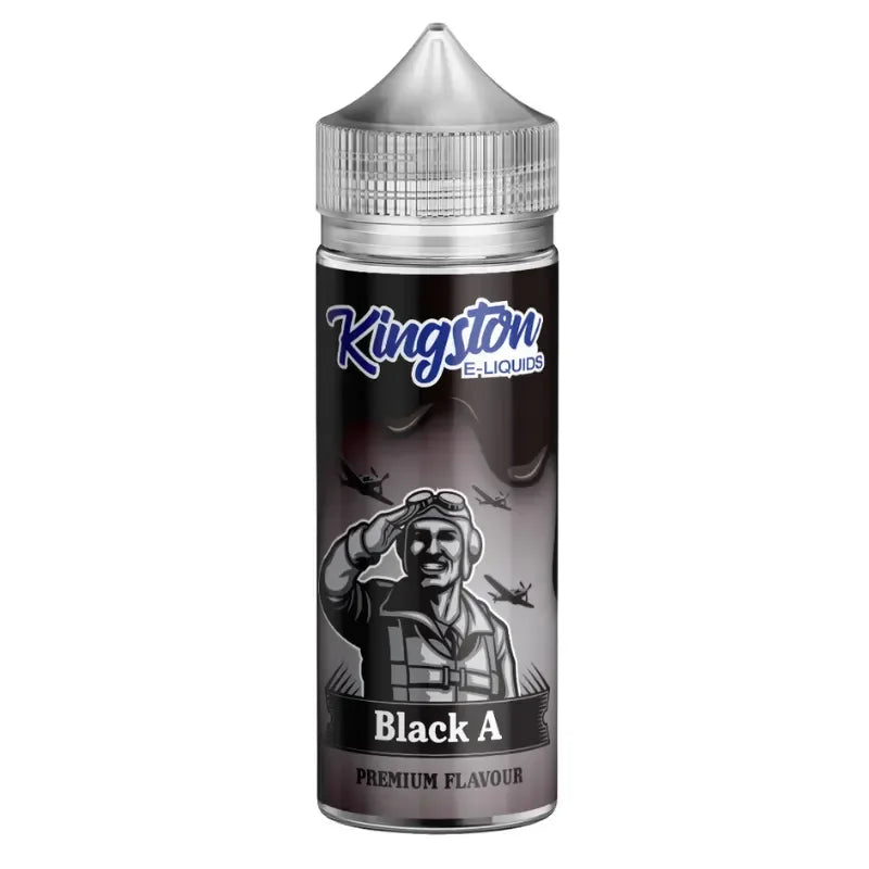 Kingston 70/30 VG/PG 100ml Shortfill E-liquid Black A Flavour