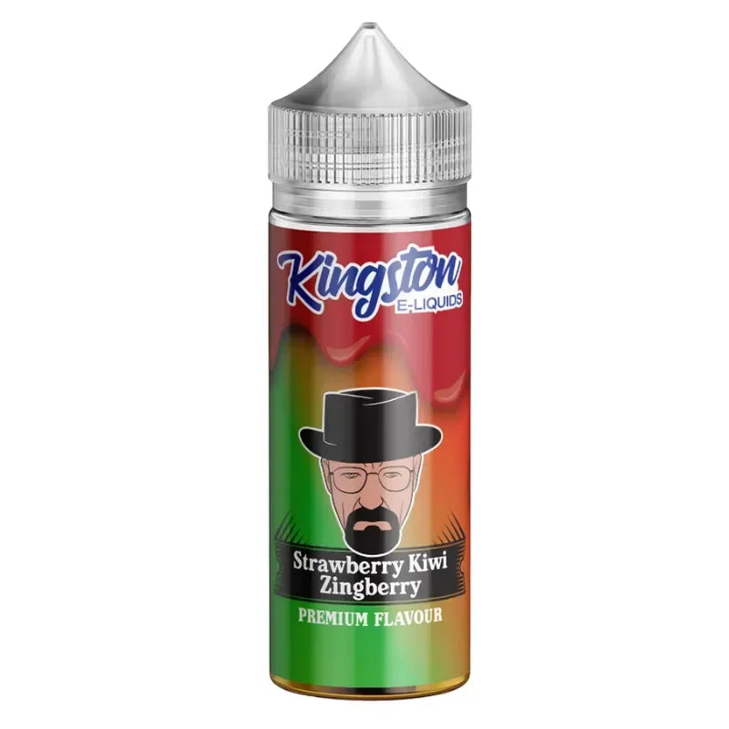 Kingston 70/30 VG/PG 100ml Shortfill E-liquid Strawberry Kiwi Zingberry Flavour
