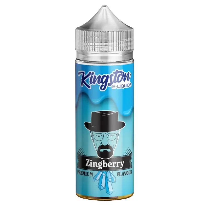 Kingston 70/30 VG/PG 100ml Shortfill E-liquid Zingberry Flavour