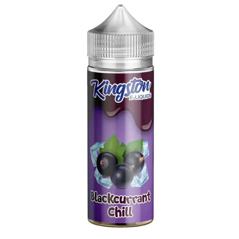 Kingston Chill 100ml Shortfill Vape Liquid Blackcurrant Chill Flavour