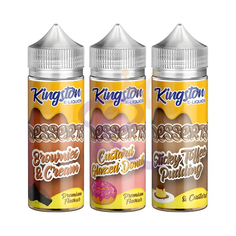 Kingston Desserts 70/30 VG/PG 100ml Shortfill E-liquid